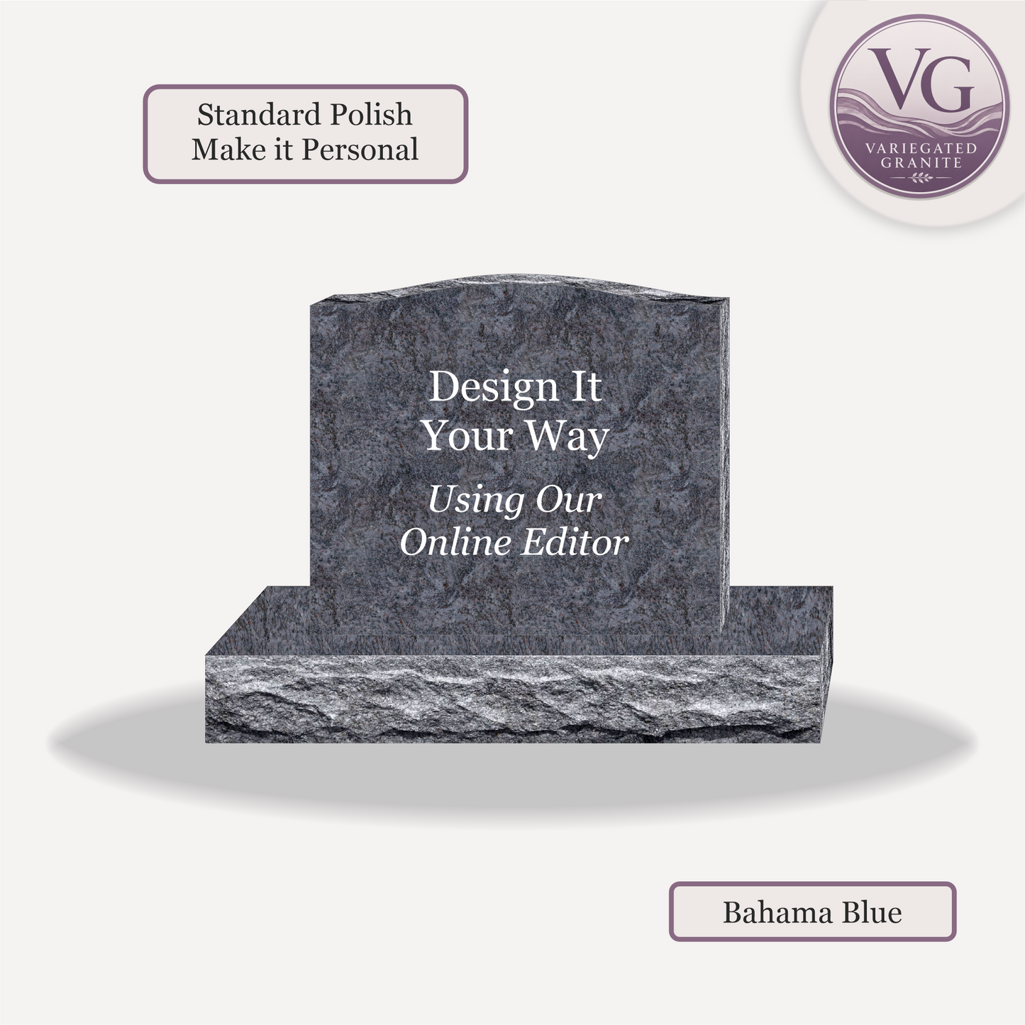 Upright Monument – 28x6x24 upright on 42x12x6 Base