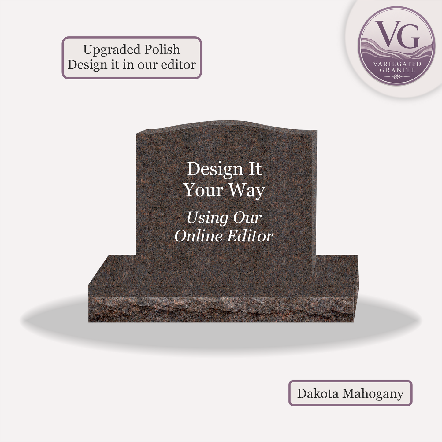 Upright Monument – 28x6x24 upright on 42x12x6 Base