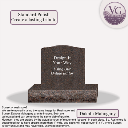 Upright Monument – 20x6x20 upright on 32x12x6 Base