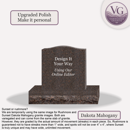 Upright Monument – 20x6x20 upright on 32x12x6 Base