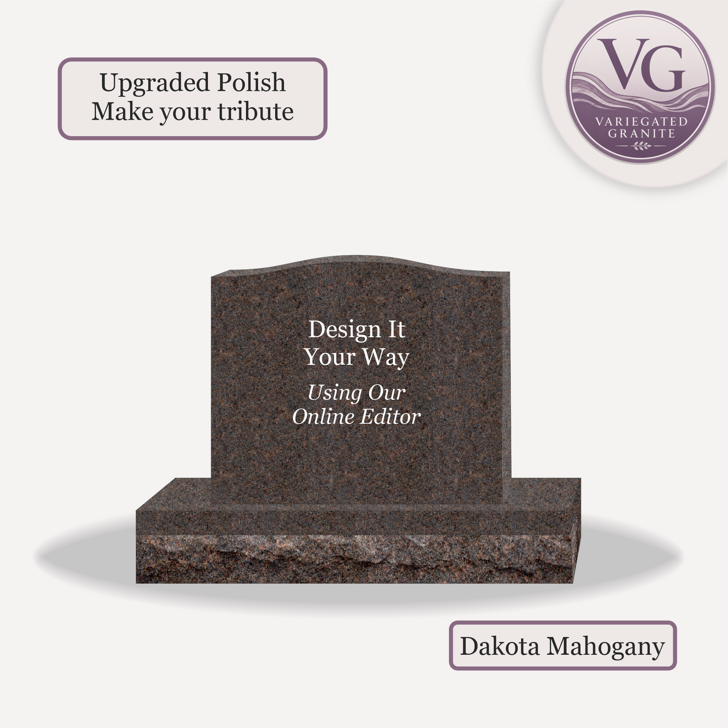Upright Monument – 24x6x20 upright on 36x12x6 Base