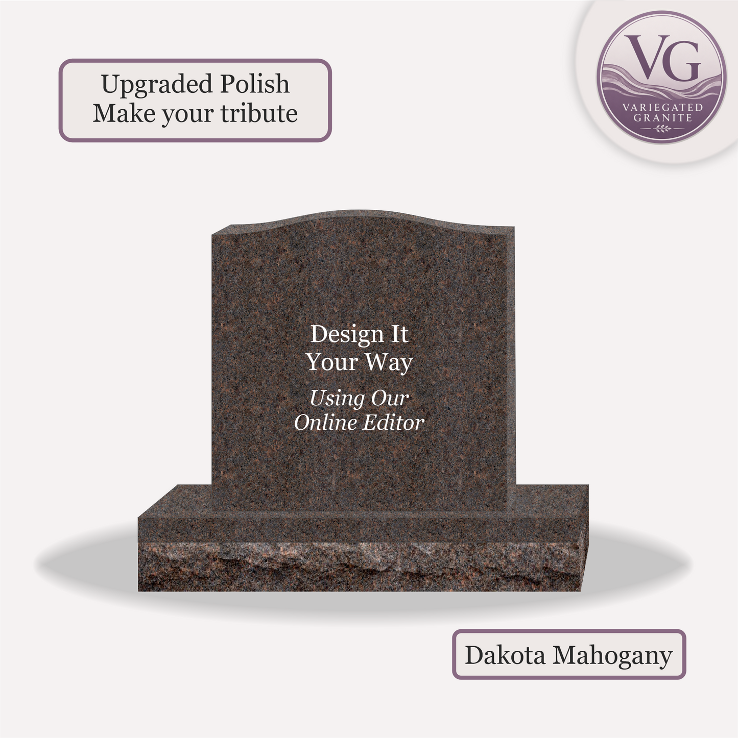 Upright Monument – 24x6x24 upright on 36x12x6 Base