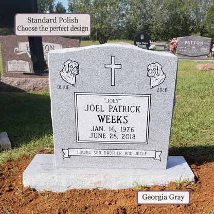Upright Monument – 24x6x24 upright on 36x12x6 Base
