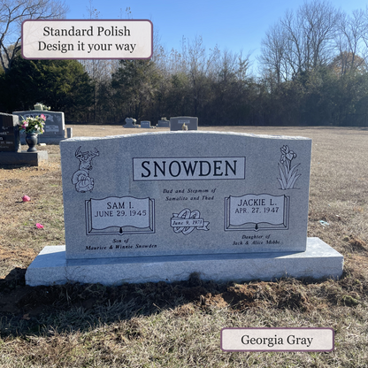 Companion Monument – 48x6x24 upright on 60x12x6 Base