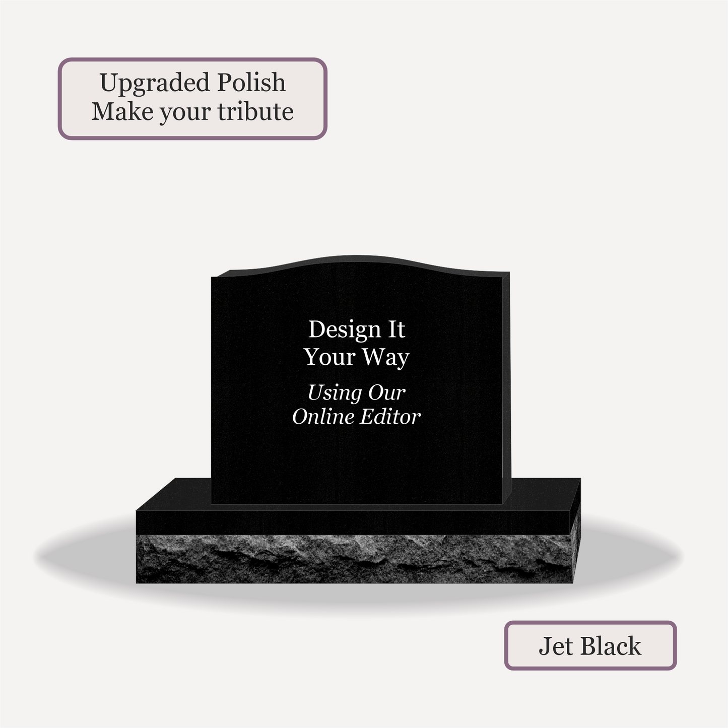 Upright Monument – 24x6x20 upright on 36x12x6 Base