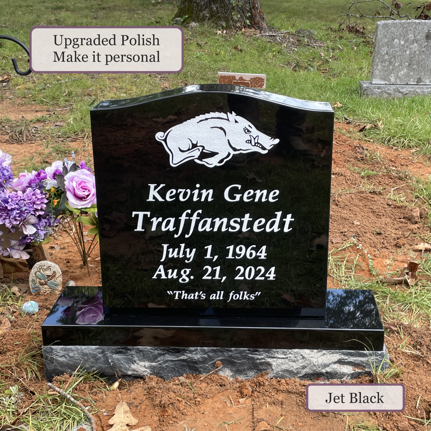 Upright Monument – 20x4x20 upright on 32x8x6 Base