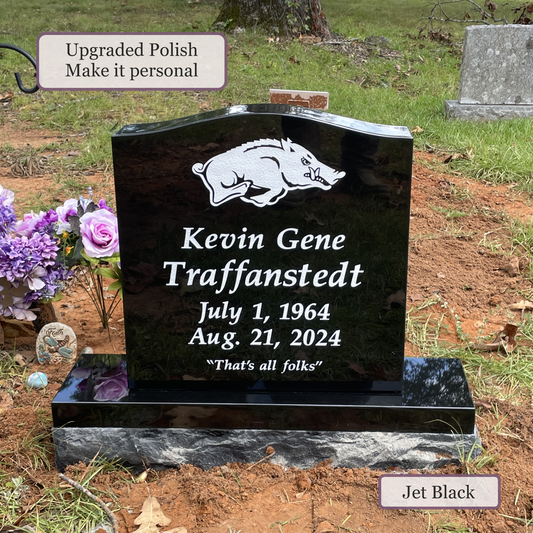Upright Monument – 20x4x20 upright on 32x8x6 Base