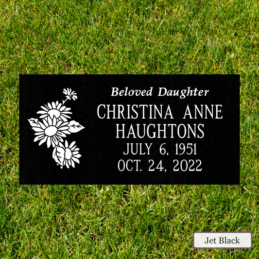 Flat Marker 20" x 10" x 4"