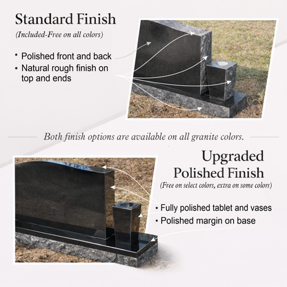 Upright Monument – 20x6x20 upright on 32x12x6 Base